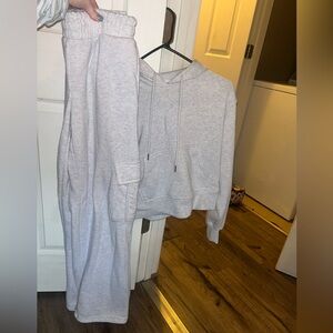 Together Light Gray Hoodie and Pants Set